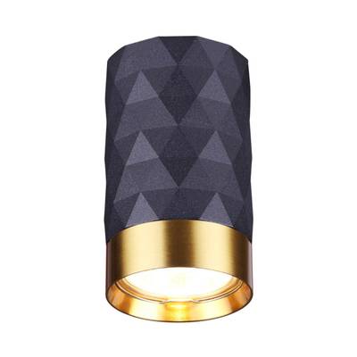 4287/1C HIGHTECH ODL22 403 черный/золотистый/металл Потолочный светильник IP20 LED GU10 max 10W AD ASTRUM