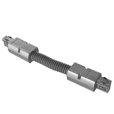 504159 Соединитель трековый трехфазный BARRA регулируемый гибкий СЕРЫЙ Lightstar