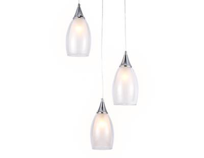 Подвесной светильник TR3548/3 CH/CL хром/прозрачный E14 max 40W 370*130*1000