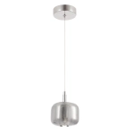 Светильник подвесной Crystal Lux BOX SP1 CHROME/SMOKE 1271/201