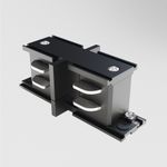 Коннектор прямой внутренний Trinity черный, TRA005CI-31B. TM Maytoni