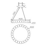 Люстра подвесная Aurelia FL1200-6P, LED