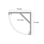 Профиль угловой для ленты Arte Lamp SURFACE A161605S