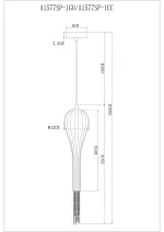 Подвесной светильник Arte Lamp WATERFALL A1577SP-1CC, 1хE14
