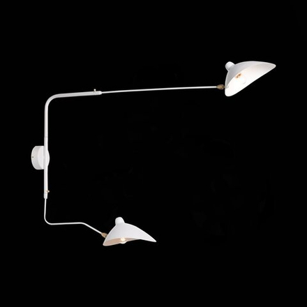 SL305.501.02 Светильник настенный ST-Luce Белый/Белый E27 2*60W