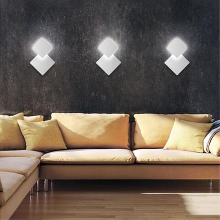 357858 OVER NT18 450 белый Накладной светильник IP20 LED 3000К 6W 110-240V SMENA