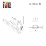 SL1598.041.01 Светильник настенный ST-Luce Черный/Белый LED 1*6W 4000K