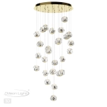 5085/120L L-VISION ODL25 563 золото/прозрачный/металл/акрил Люстра каскадная LED 120W 4000K 5500Лм JEMSTONE
