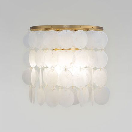 Бра с перламутром 60084/2 латунь/перламутр