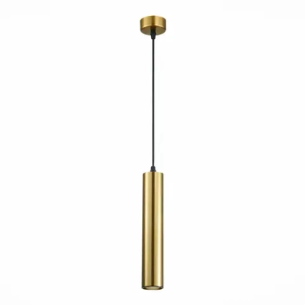 ST151.303.01 Светильник подвесной Золотистый GU10 1*50W  IP20 D54xH290 220V Без ламп