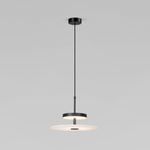 Светодиодный подвесной светильник с мраморным рассеивателем 40342 LED черный