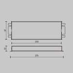 Источник напряжения Triac 24В 200Вт IP 67, 734004. TM Maytoni