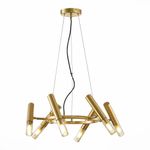 SL1236.203.06 Люстра подвесная ST-Luce Золотистый/Коньячный, Золотистый G9 6*5W