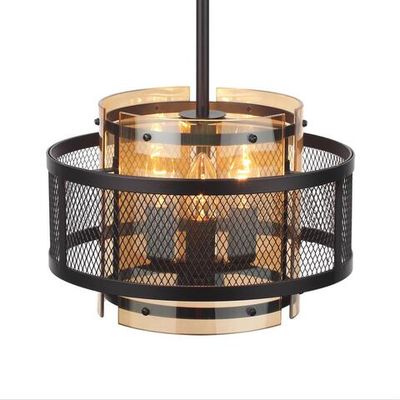 8007/3 MODERNI LN25 251 черный/черный, золотой металл/металл, стекло Подвесной светильник Е14 3*40W 220V ZARINA