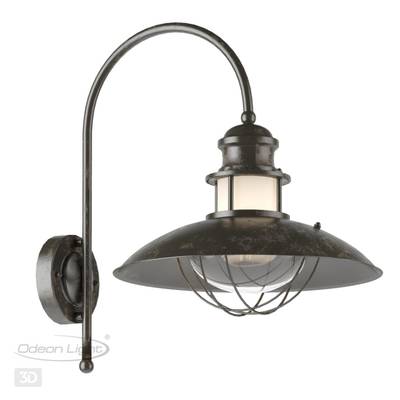 4164/1WA NATURE ODL19 745 коричневый/прозрачный Уличный настенный светильник IP44 E27 1*60W DANTE