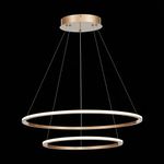 ST604.243.56 Светильник подвесной ST-Luce Золотистый/Белый LED 1*56W 4000K