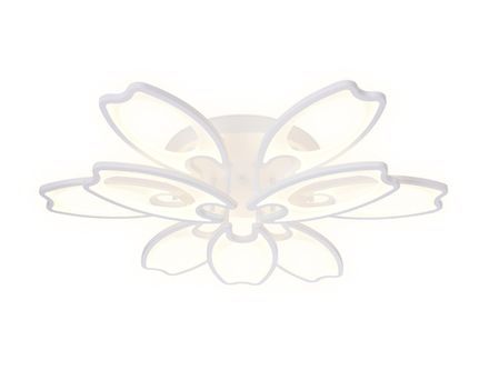 Потолочный светодиодный светильник с пультом FA579/6+3 WH белый 162W 700*640*120 (ПДУ РАДИО 2.4G)