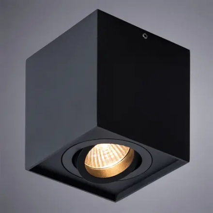 Точечный накладной светильник Arte Lamp FACTOR A5544PL-1BK, 1хGU10