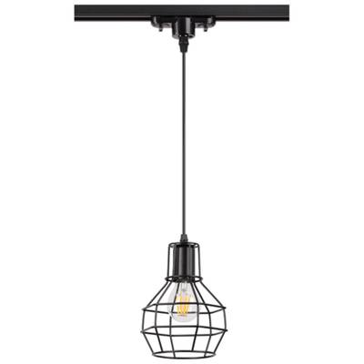 370423 PORT NT19 294 черный Светильник трековый однофазный трехжильный IP20 E27 50W 220V ZELLE