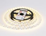 Светодиодная лента двухрядная GS1601 2835 240Led/ 19.2W m/ 12V IP20 3000K/ 5000*14*1.2mm/ кратность резки 25mm (2 конт.)