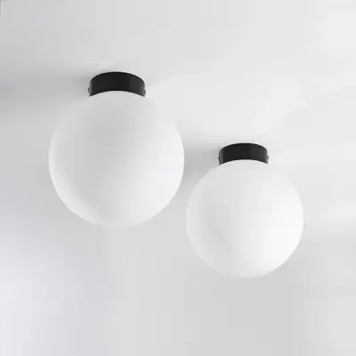 812027 Люстра GLOBO 1х40W E14 matt black/white Lightstar