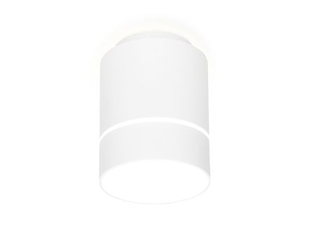 Накладной светодиодный точечный светильник TN255 WH/S белый/песок LED 4200K 7W D80*110