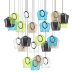 796349 Люстра CARAMELLO LED 24х6W 2600LM КОФЕЙНЫЙ/МУЛЬТИКОЛОР 3000K Lightstar