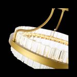 SL383.202.01 Светильник потолочный ST-Luce Матовое золото/Прозрачный LED 1*34W 3000K