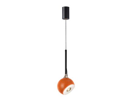 07529-1A,09 Подвес Тимо оранжевый d12 h165 Led 8W (4000K) с лифтом