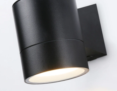 Светильник уличный настенный архитектурный ST3302 BK черный IP54 GX53 max 15W 115*90*140