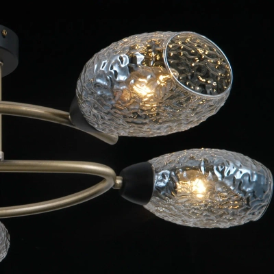 IL0300-5CSQ-79 BK AB светильник потолочный ILLUMICO, E14х5
