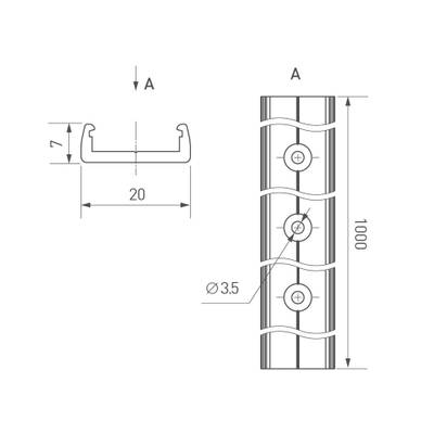 Профиль ARL-MOONLIGHT-1516-1000 CLEAR (Arlight, Пластик)