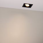 Светильник MS-VORTEX-BUILT-S90x90-12W Warm3000 (BK-BK, 40 deg, 230V) (Arlight, IP20 Металл, 5 лет)