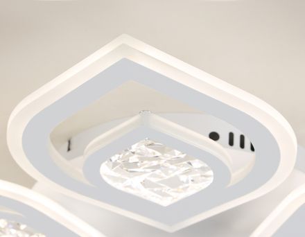 Светильник потолочный светодиодный с пультом FA4292/5 WH белый 120W 3000K+6400K/4200K/6400K+3000K D680*80 (ПДУ ИК)