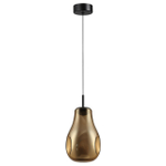 5098/4LA PENDANT ODL25 365 черный/золотой/металл/стекло Подвес LED 4W 4000K 388Лм NAVE