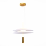 SL6101.203.01 Люстра подвесная ST-Luce Золотистый/Белый LED 1*10W 3000K