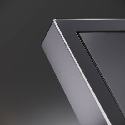 VLSM000312 Клавиши для выключателя/переключателя двухклавишного, S70 Metal (антрацит). (ТМ Maytoni)