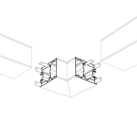 Угол S2-LINE-5470-L90N внутренний (Arlight, Металл)