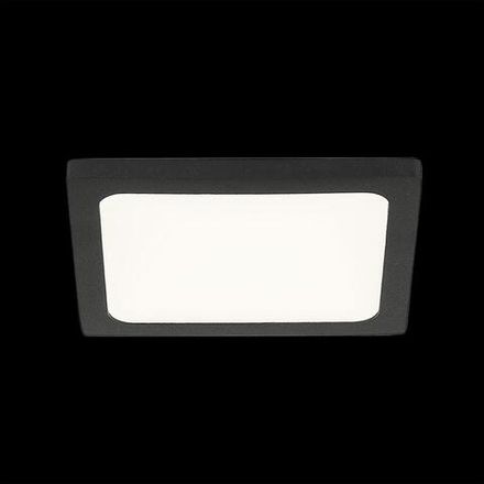 Citilux Омега CLD50K082 LED Встраиваемый светильник с диммером Чёрный