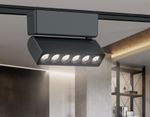 Светильник светодиодный трековый для шинопровода Magnetic Ultra Slim GV1469 BK черный IP20 6W 4200K 48V 24° 122*26*80