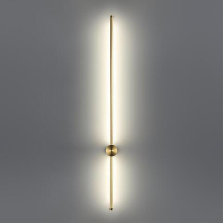 4335/18WGP HIGHTECH ODL23 275 золото Настенный светильник IP20 LED 18W 849Лм 3000K/4000K (перекл. ч/з тумблер на драйвере) FILLINI