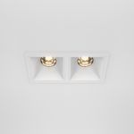 Встраиваемый светильник Alfa LED 3000K 2x10Вт 36°, DL043-02-10W3K-SQ-W. TM Maytoni