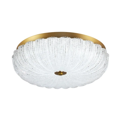 7719/48L PIKO LED SN 567 Светильник металл/стекло/прозрачный/золотой LED 48Вт 3000-6500K D400 IP20 пульт ДУ TESORO