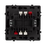 Механизм выключателя двухклавишный проходной LED SWT-NOBE-MKP2-SFPL-L-GR (230V, 10A) (Arlight, -)