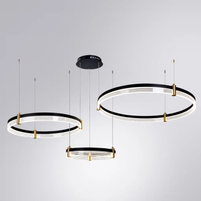 Подвесная люстра Arte Lamp MERCURY A2185SP-3BK, 1хLED