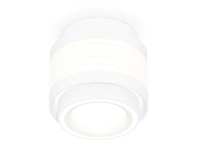 Комплект накладного светильника с акрилом XS8431002 SWH/FR белый песок/белый матовый GX53 (C8431, N8433)