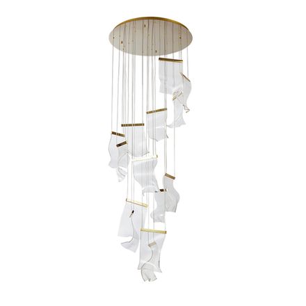 Каскадная люстра Arte lamp GRAPPOLO A2283SP-14GO, 1хLED