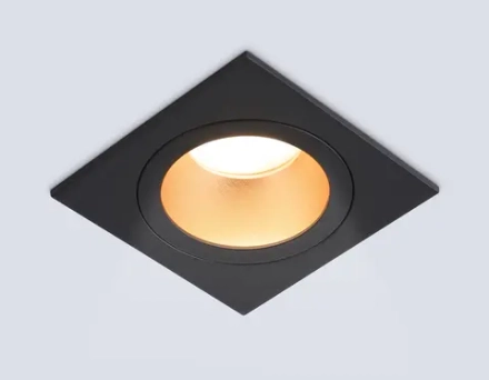 Светильник встраиваемый TN102829 BK/GD черный/золото GU5.3 92*92*50
