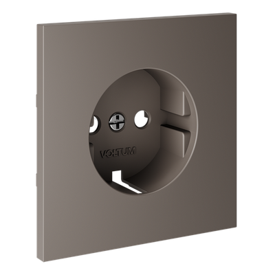 VLS000614 Накладка для розетки с заземлением, S70 (капучино). (ТМ Maytoni)