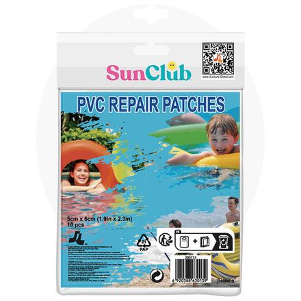 Заплатки ремонтные из ПВХ 5*6 см 10 шт 290713 Sunclub